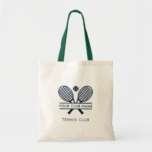 Tote Bag Ajouter Votre Nom Club Tennis Team Logo Personnali