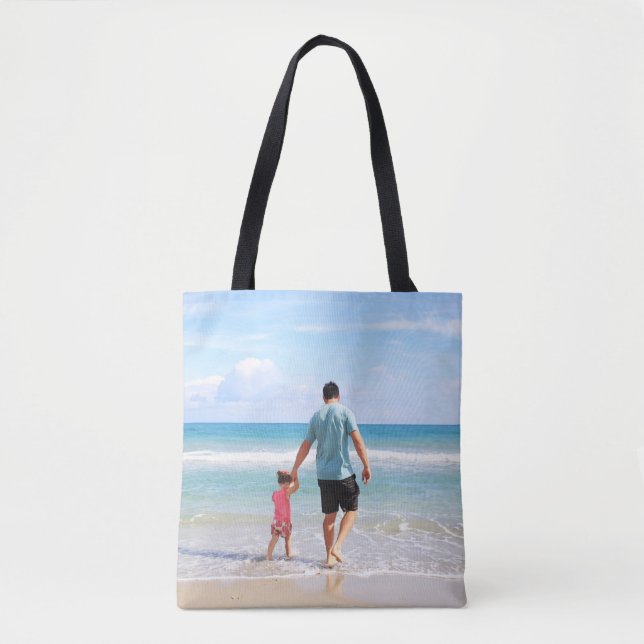 Tote Bag Ajouter votre propre photo et/ou texte (Devant)