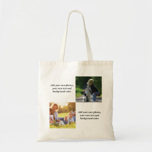 Tote Bag Ajoutez vos propres photos, texte et jetez pi arri