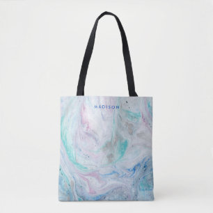 Tote Bag Ajoutez votre marbre nommé I de
