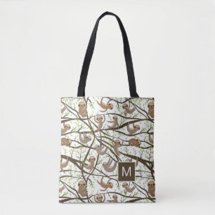 Tote Bag Ajoutez votre motif de sourire initial de