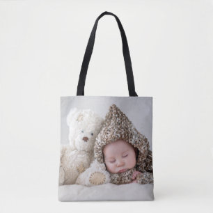 Tote Bag Ajoutez Votre Propre Photo Deux Faces Personnalisé