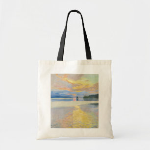 Tote Bag Akseli Gallen-Kallela - Coucher de soleil sur le l