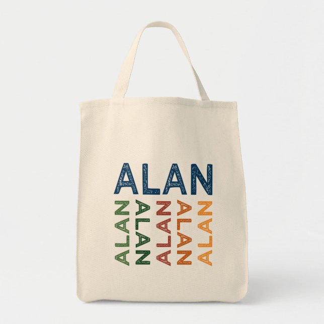 Tote Bag Alan Cute Colorée (Devant)
