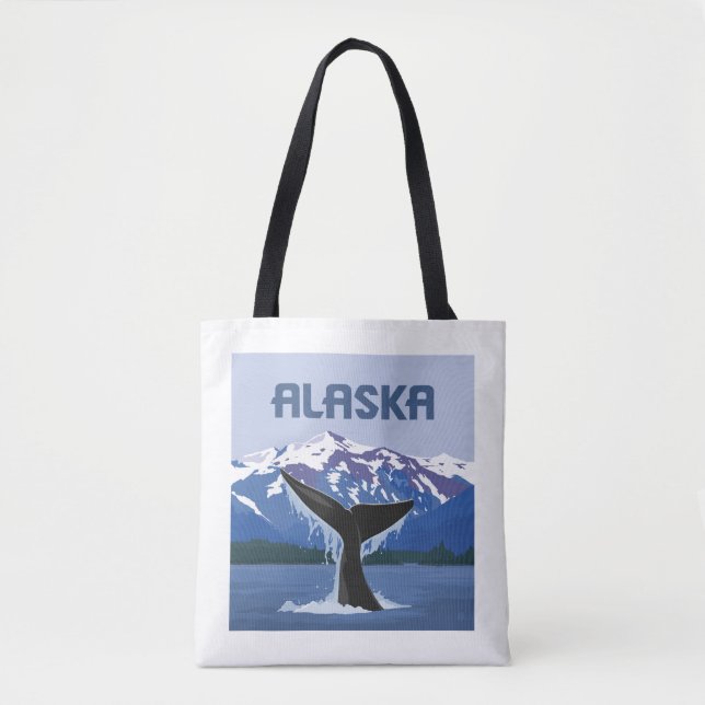 Tote Bag Alaska | Baleine (Devant)