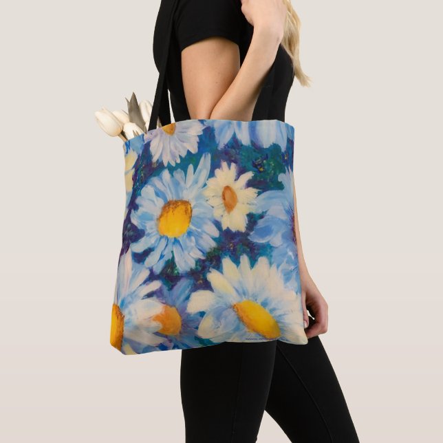 Tote Bag Alaskan Crazy Daisies Racerback Débardeur (De près)