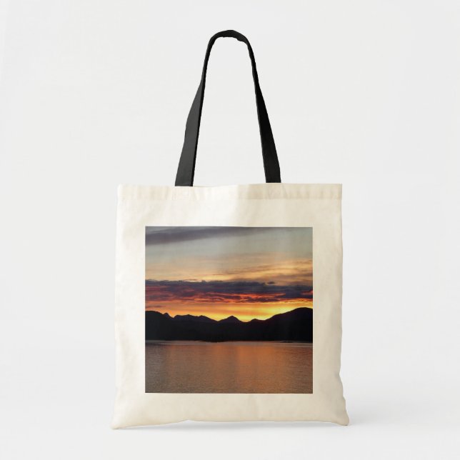 Tote Bag Alaskan Sunset I Belle photographie Alaska (Devant)