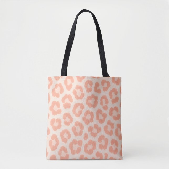 Tote Bag Albino Cheetah Print Bag | Blush & Ivory Wild  (Devant)