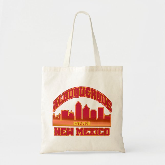 Tote Bag Albuquerque, Nouveau-Mexique (Devant)