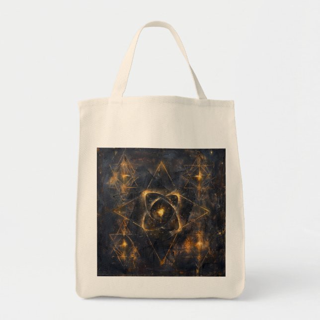 Tote Bag Alchimie des lignes (Devant)