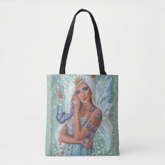 Tote Bag Aletta fée fantaisie céleste par Renee Lavoie
