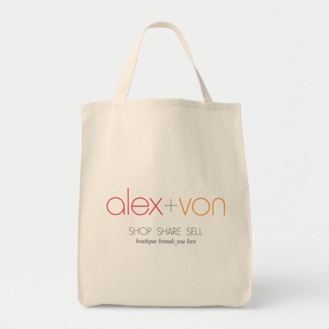 Tote Bag Alex+sac d'épicerie de von Canvas (Devant)