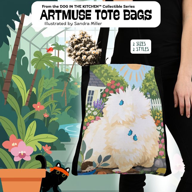 Tote Bag ALEXA le Chow à la crème (Créateur téléchargé)
