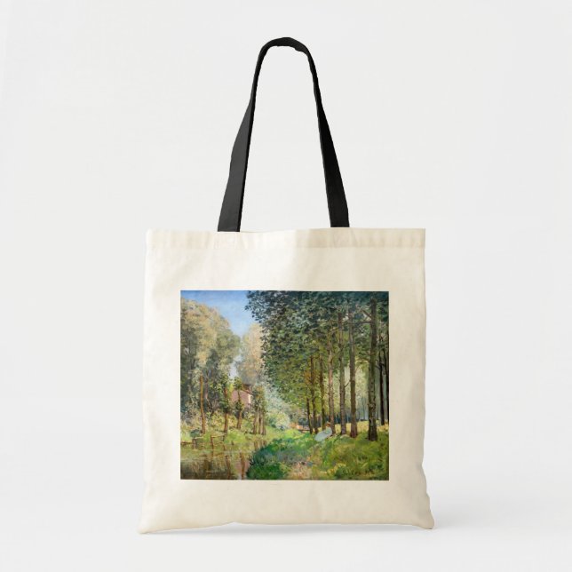 Tote Bag Alfred Sisley - Reposez le long du ruisseau (Devant)