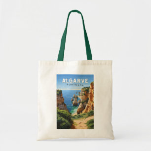 Tote Bag Algarve Portugal Travel Art Vintage