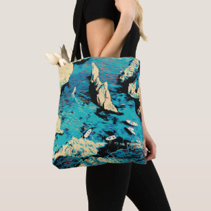 Tote Bag Algarve Portugal voyage vintage