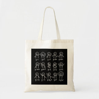 Tote Bag Algebra Danse Drôle Graphe Chiffres Math Équation 