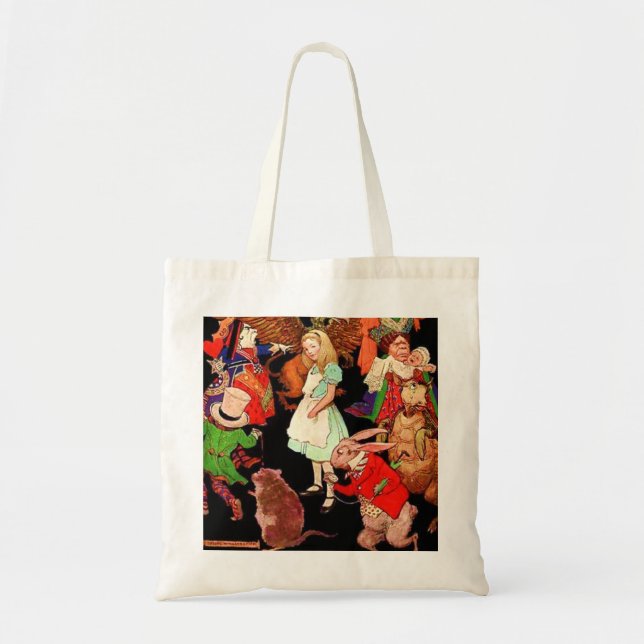Tote Bag Alice Au Pays Des Merveilles (Devant)