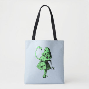 Tote Bag Alice au Pays des Merveilles & Flamant Rose