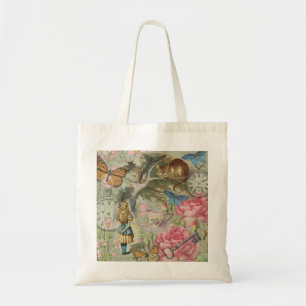 Tote Bag Alice Chat du Cheshire Jardin de l'Arbre Wonderlan