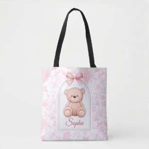 Tote Bag Alice   Conception personnalisée d'ours en peluche