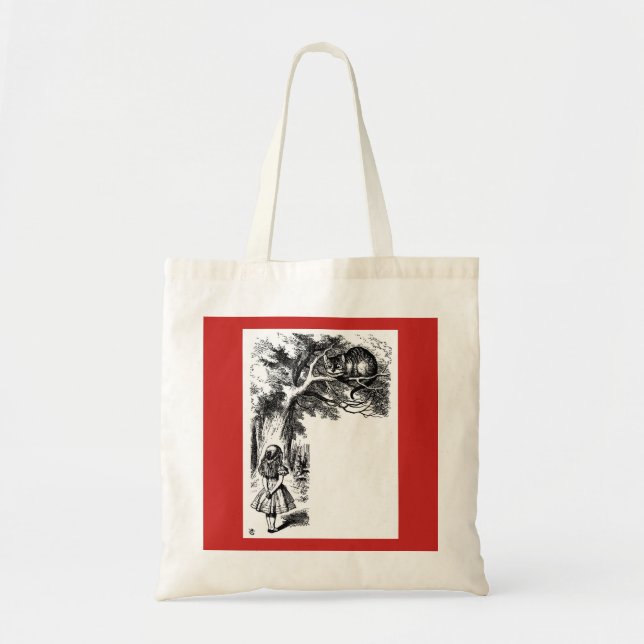TOTE BAG ALICE IN WONDERLAND COTTON FOURRE-TOUT (Devant)