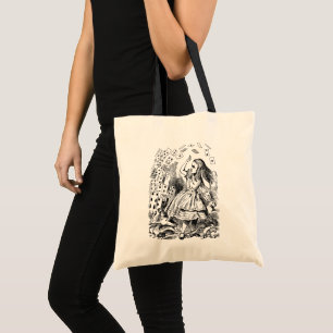 Tote Bag Alice vintage au pays des merveilles, Jouer aux ca