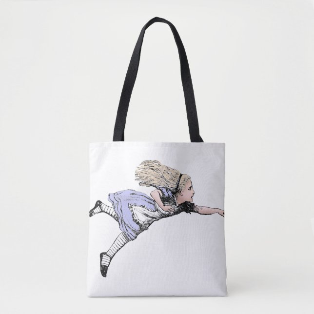 Tote Bag Alice volante au pays des merveilles (Devant)