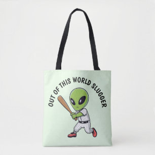 Tote Bag Alien de baseball