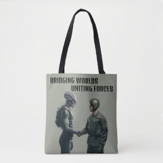 Tote Bag Alien et soldat