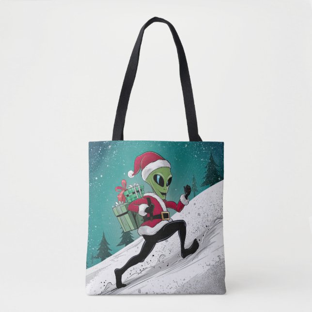 Tote Bag Alien Père Noël (Devant)