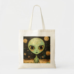 Tote Bag Alien UFO