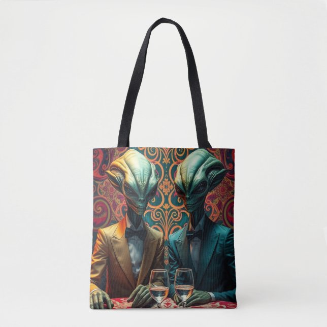 Tote Bag Aliens du club (Devant)