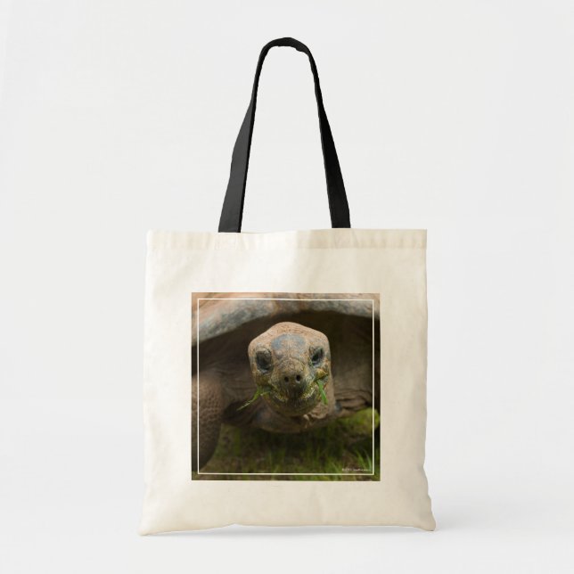 Tote Bag Alimentation Aldabra Tortoise (Devant)