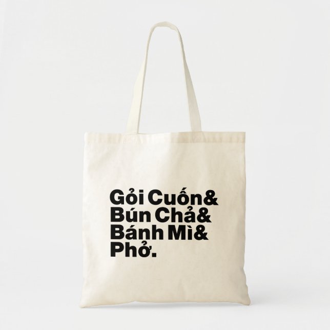 Tote Bag Alimentation de rue vietnamienne (Devant)