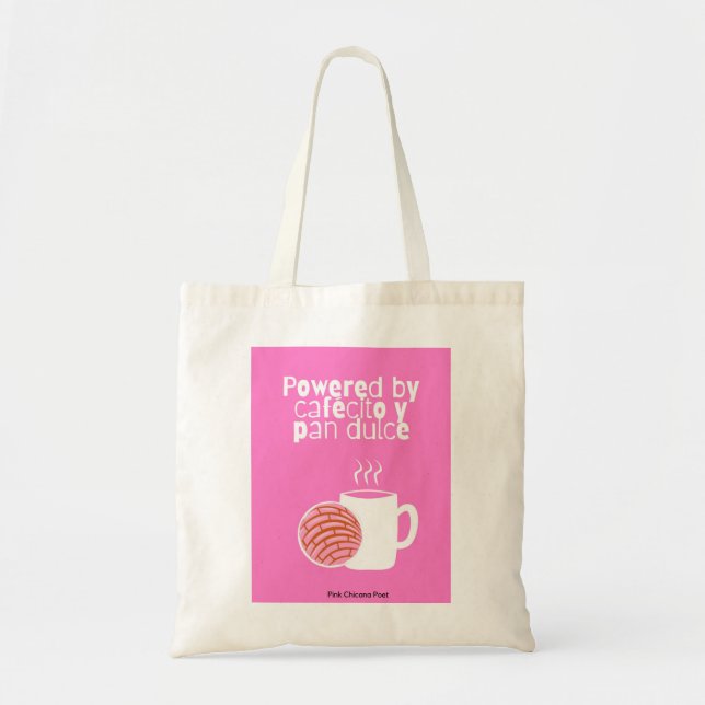 Tote Bag Alimenté par Cafecito et Pan Dulce (Devant)