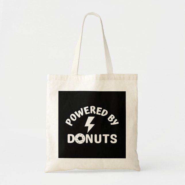 Tote Bag alimenté par des beignes (Devant)