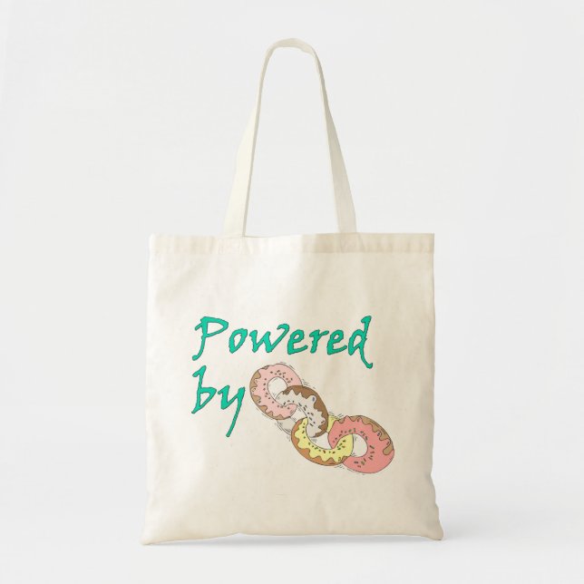 Tote Bag Alimenté Par Des Donuts (Devant)
