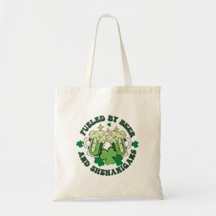 Tote Bag Alimenté par la bière et les bêtises