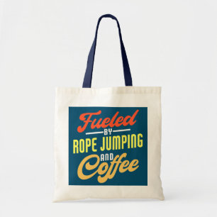 Tote Bag Alimenté Par La Corde Saut Et Coffee Rope Drôle