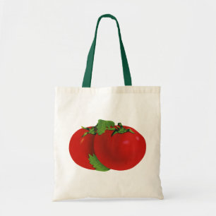 Tote Bag Aliments Anciens, Tomate Rouge Mûre Héritée Biolog