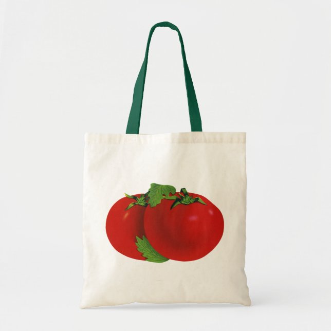 Tote Bag Aliments Anciens, Tomate Rouge Mûre Héritée Biolog (Devant)