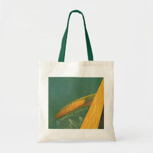 Tote Bag Aliments sains vintage, pain complet de blé