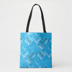 Tote Bag Alive Cyan Gallery