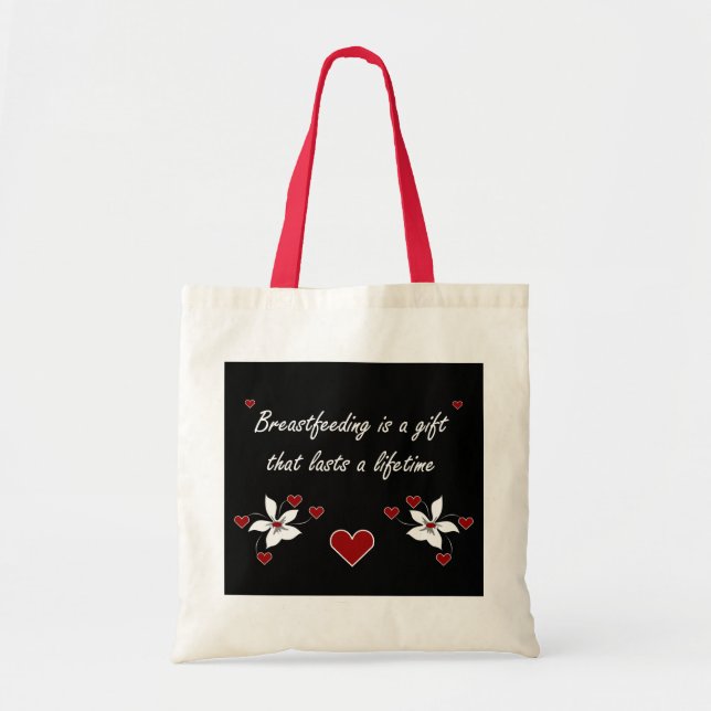 Tote Bag Allaiter est un cadeau (Devant)