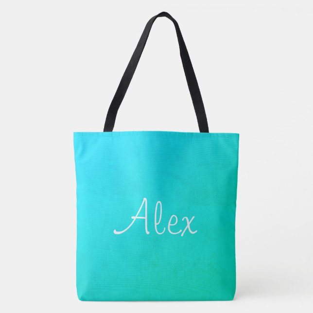 Tote Bag Allant Aqua (Devant)