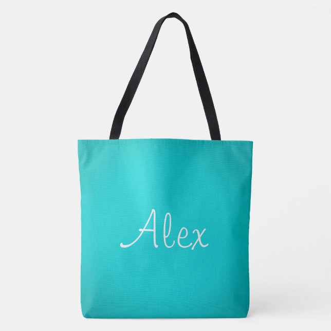 Tote Bag Allant Aqua (Devant)