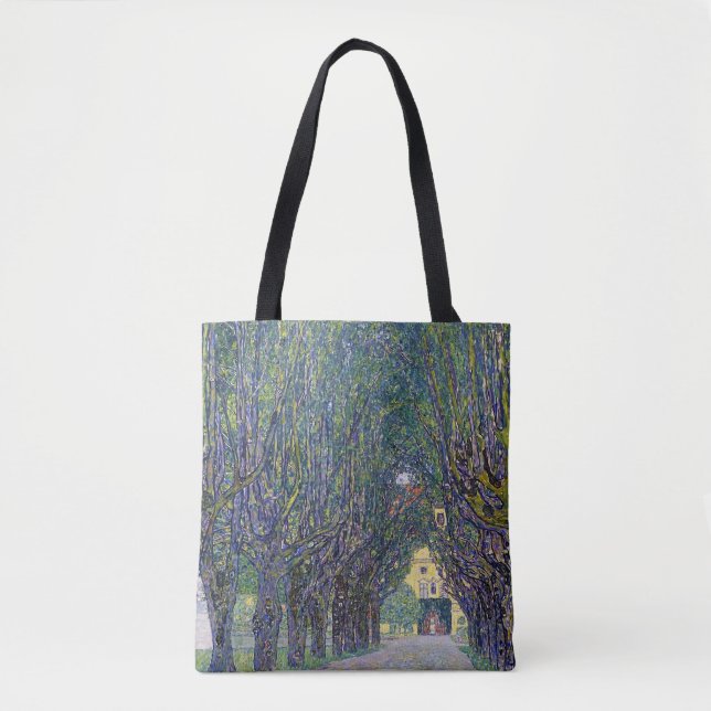 Tote Bag Allee à Schloss Kammer, Gustav Klimt (Devant)