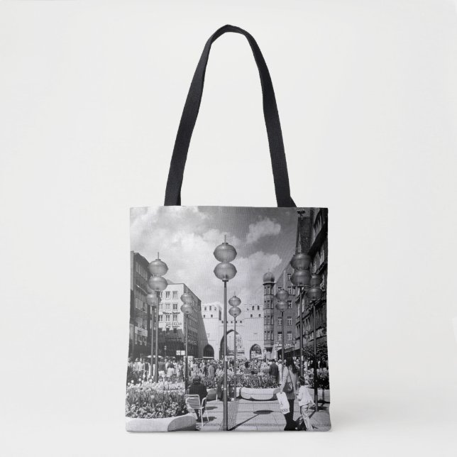 Tote Bag Allemagne vintage Munich Towngate Karistor (Devant)