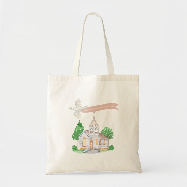 Tote Bag Aller à la Chapelle Se Marier Conception (Devant)